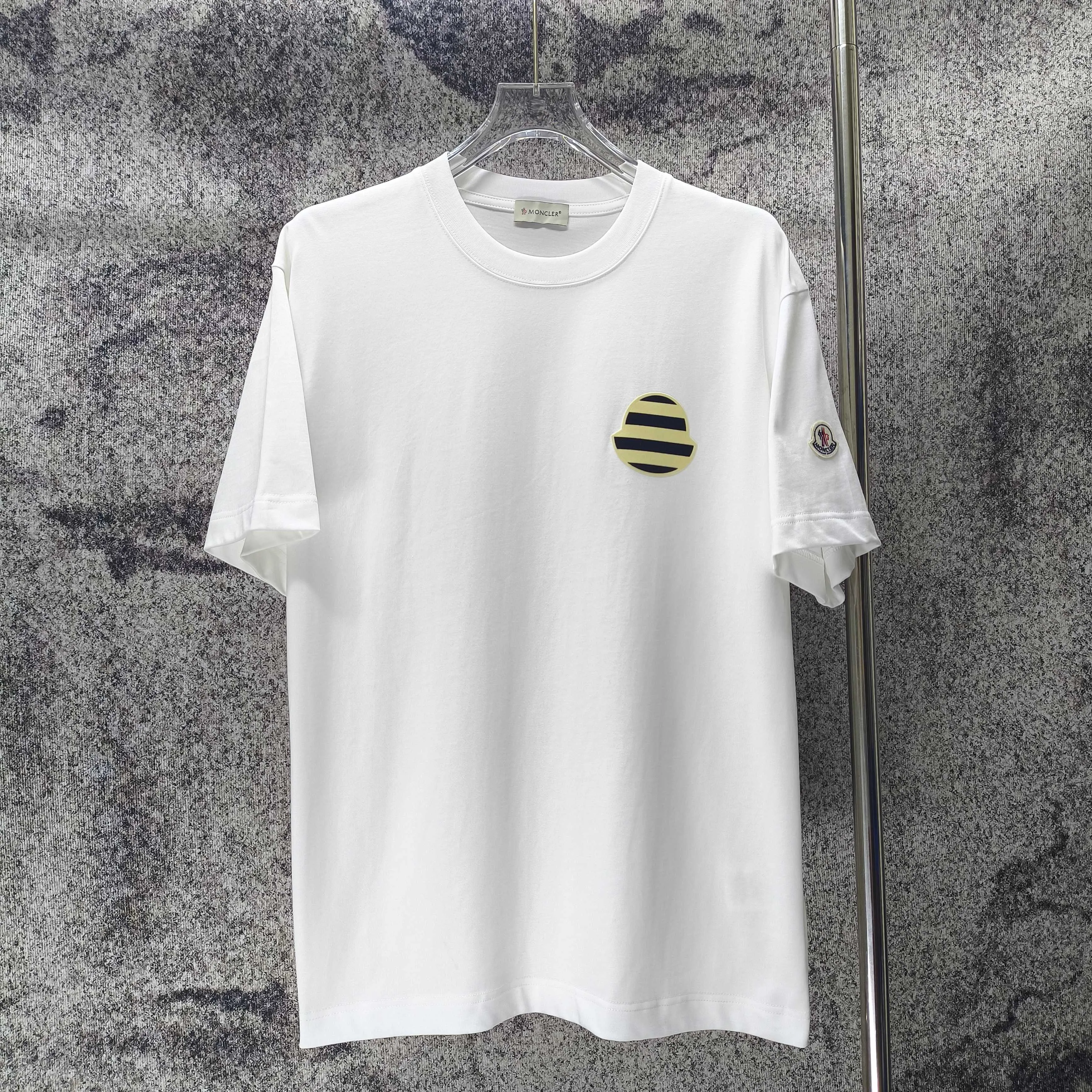 MONCLE* 2026 New Arrival logo t Same Style Size S M L XL XXL Black White Gray